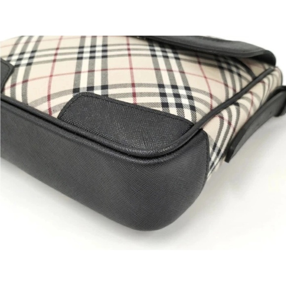 Burberry Black and Cream Plaid Shoulder Bag - Picture 3 of 10